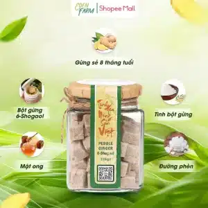 Viên ngậm gừng giảm ho 6-shogaol Eden Farm